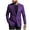 Purple, variant on Men's One Button Suit Jacket Elegant Solid Color Blazers Slim Fit Lightweight Sport Coats Blazer Purple S(S)