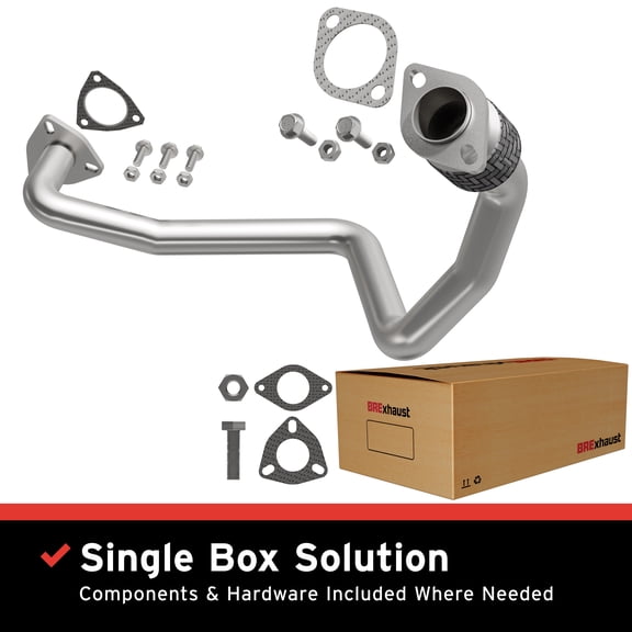 BRExhaust OE Replacement Exhaust Pipe Kit 107-0160: Compatible with 1996-1997 Chevrolet S10 2.2L, 1996-1997 GMC Sonoma 2.2L, 1996-1997 Isuzu Hombre 2.2L