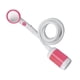thumbnail image 5 of Bomba de ducha eléctrica portátil de 3 marchas para acampar, alimentada por batería, acero inoxidable ABS, uso en exteriores - Rosa, 5 of 10