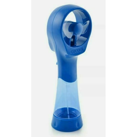 O2COOL Elite Battery Powered Water Misting Fan - Blue
