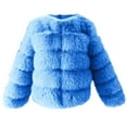 thumbnail image 4 of WRKEKC Plus Size Womens Parka Style Plush Coat Stand Collar Extended Sleeves Cold Weather Snow Jacket, 4 of 5
