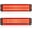 Red, variant on Pack of 2 Housing LED Trailer Turn Signal Parking Side Maker Lights, DOT Compliant Surface Mount Lighting for Tractor RV