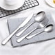 thumbnail image 2 of Vajilla de lujo de acero inoxidable, cubiertos de plata, tenedor, cucharadita NikouMX Muebles, 2 of 8