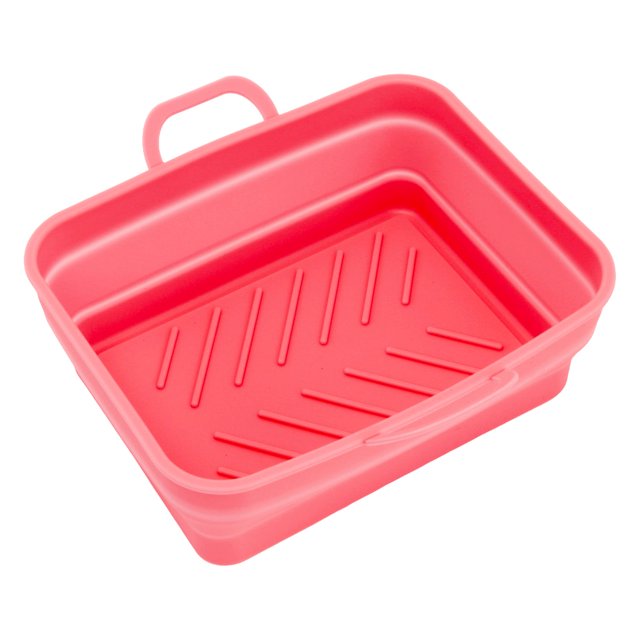 Olla para freidora, 2 piezas de revestimiento para freidora, accesorios para freidora, revestimiento de silicona para freidora, rendimiento de alta gama