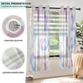 thumbnail image 5 of Pastel Tulip Pattern Breathable Sheer Curtains 63x42in Soft Light Filtering, UV Protection and Thermal Insulation, 5 of 7