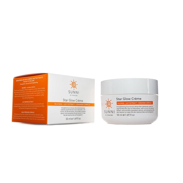 Crema Facial Iluminadora Hansi Naturals SUNNI Star Glow 50 mL