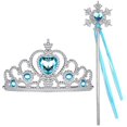 thumbnail image 1 of Vestido de princesa Frozen para niñas de primavera, vestido blanco, vestido de actuación para cumpleaños y Halloween, 1 of 6