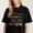 Black-4, variant on Women's Mama Wolf with Paw Print Graphic T-Shirt S-4XL Mother's Day Gift