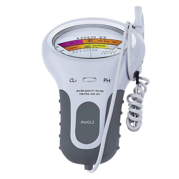 Professional PH Chlorine Cl2 Level Meter Tester With Probe For Swimming Pool Spa PH Chlorine Meter CL2 Measuring ,Multifunctional