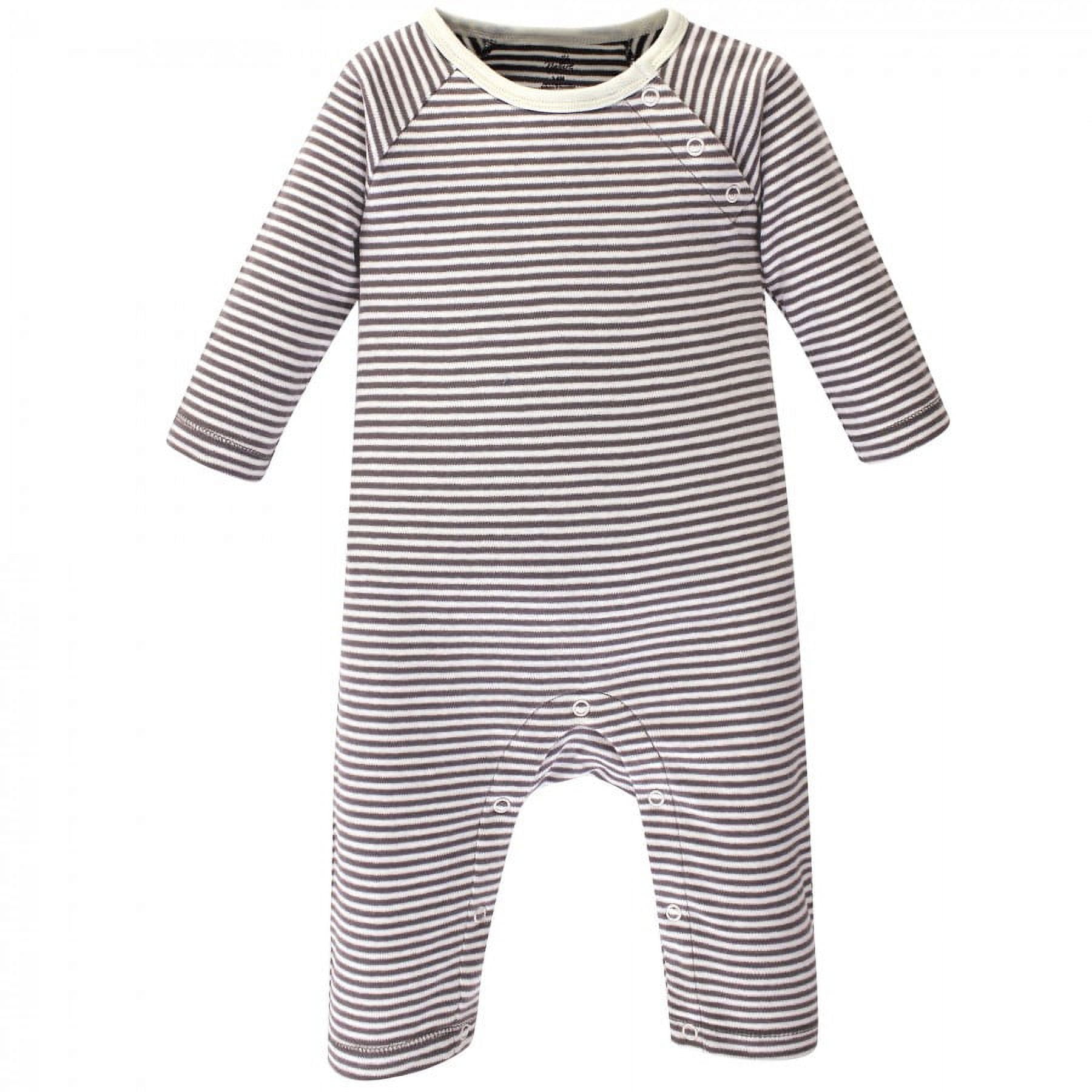 Touched by Nature Baby Organic Cotton Coveralls 3pk, Birch Tree, 9-12 Months