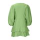 thumbnail image 5 of Vestido de volantes con mangas abullonadas de tres cuartos y cuello en V a la moda de verano para mujer Fridja  bnh4052, 5 of 8