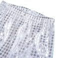 thumbnail image 7 of GiLiling Kids Girls Sparkly Sequins Dance Pants, Wide Leg Bell Bottom Flared Trousers for Hip Hop Jazz Disco (Silver, 3-4 Years), 7 of 7
