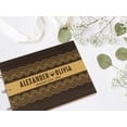 thumbnail image 5 of Darling Souvenir Personalized Engraved Laser Cut Wedding Guest Book Wooden Cover Sign-in Book Registry Guestbook Scrapbook-RS, 5 of 7
