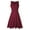 Watermelon Red, variant on Vedolay Womens Dresses Women's Boho Dress Short Sleeve V Neck Swiss Dot Ruffle Tiered Maxi Dress Smocked Dress,Black L