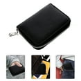 thumbnail image 2 of Shisuyan 1Pc Leather Change Purse Simple Cards Change Storage Wallet Portable Leather Purse, 2 of 8