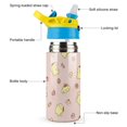 thumbnail image 3 of Kids Insulated Water Bottle - Pompompurin 16.9 Oz Stainless Steel Travel Bottle with Straw, Double Wall Vacuum Insulated Water Bottles for Boys Girls, 3 of 7
