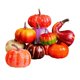 thumbnail image 4 of Juego de 10 calabazas artificiales para decorar de otoño, adornos artesanales de Acción de Gracias para fiestas, festivales y granjas., 4 of 9