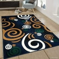 thumbnail image 2 of Allstar Rugs Allstar Modern with Abstract Swirl Design Rug Smoked Gray 5' 2"x7' 0" 5' x 8', 2 of 5