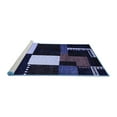 thumbnail image 2 of Ahgly Company Machine Washable Indoor Rectangle Abstract Blue Modern Area Rugs, 2' x 4', 2 of 4