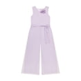 thumbnail image 4 of Kensie Girl Sleeveless Pleated Lurex Mesh Jumpsuit, Sizes 4-16, 4 of 6