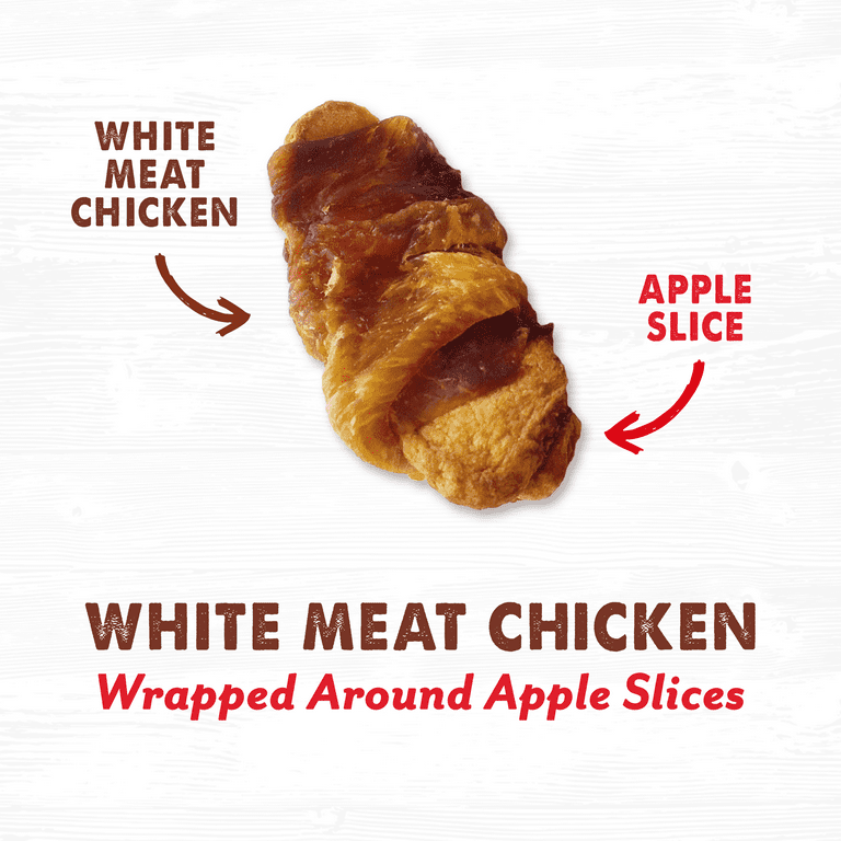 Waggin train chicken clearance and apple wraps