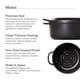 thumbnail image 4 of Musui-Kamado Vermicular (OLLA PARA ARROZ) | Cocina de inducción de hierro fundido | Multicocina de precisión | Arrocera japonesa | Olla de cocción lenta | Olla de hierro fundido esmaltado no tóxico |, 4 of 5