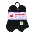 thumbnail image 2 of Hanes Ultimate Women's No Show Socks Pack, Cushioned, 8-Pairs Black 5-9, 2 of 2