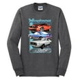 thumbnail image 2 of Wild Bobby, Mustang Ford Classics Cars and Trucks Men Long Sleeve Shirt, Heather Black, 3X-Large, 2 of 6