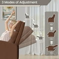 thumbnail image 2 of Vineego Massage Recliner Chair with Remote Control Single Sofa with Breathable Fabric Space-Saving Design for Living Room & Bedroom, 2 of 8