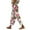 White, variant on YUANGUANST Women's Wide Leg Pants Women's Spring And Summer Casual 3D Printed Back Pocket Cotton And Linen Pants Office Slacks