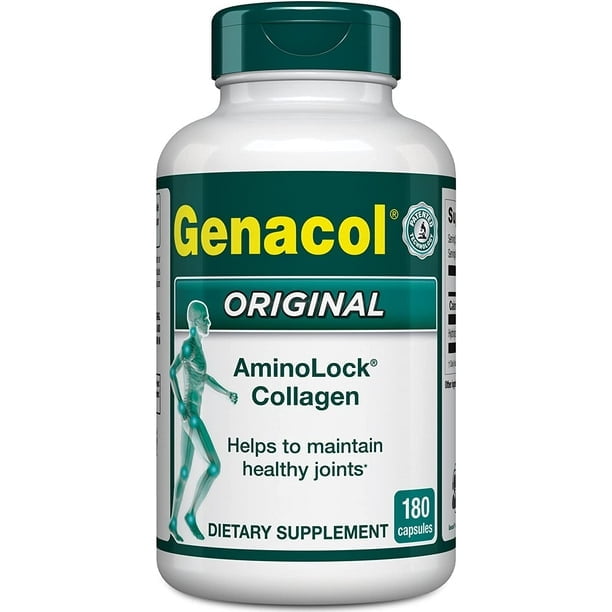 Genacol Original – Ultra-Hydrolyzed Collagen Supplement for Joint & Knee Support, 180 Caps (60-Day Supply)