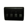 thumbnail image 4 of Quad SPST On-Off Switch with Bezel, 12-Volt, for RV, Trailer, Camper (Black), 4 of 4