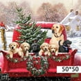 thumbnail image 4 of Exquisite Crystal Painting Kits 5D Handcrafted Picture for Bright Appearance Square Round Rhinestone Picture Decorative Paints Oil Canvas for Christmas 50x50, 4 of 9