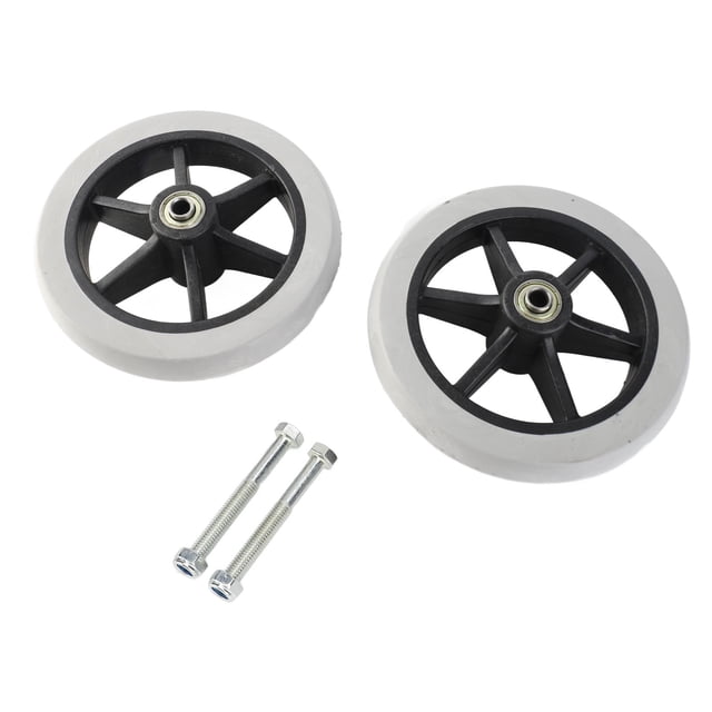 Rueda De Silla De Ruedas Eléctrica, Rueda De Silla De Ruedas PU 2pcs Evita El Deslizamiento Para El Cuidado Diario