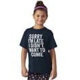 thumbnail image 4 of I Didn't Want to Come Introvert Funny Crewneck T Shirts Boy Girl Teen Brisco Brands L, 4 of 6