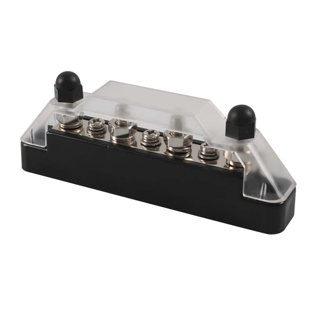 Barra colectora del bloque de distribución de energía , pernos 4x M6 3 tornillos aptos para automoción kusrkot Bloque de distribución de energía