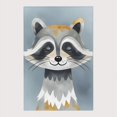 thumbnail image 2 of Kids and Nursery Raccoon Rug - Rocky Raccoon, 2 of 4