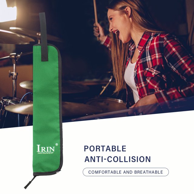 Drum Stick Bag Paquete de almacenamiento de baquetas de gran capacidad Piezas de instrumentos a prueba de agua DQrwqpou Para Estrenar