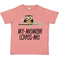thumbnail image 3 of Inktastic My Memaw Loves Me Girl Owl Girls Toddler T-Shirt, 3 of 5