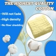 thumbnail image 5 of AUQ 5Pcs Wash Cloth,Square Gauze Construction Face Cloths for Washing Face,Convenient Hang Design Wash Cloths for Body,Yellow,11.81*11.81*0.39in, 5 of 7