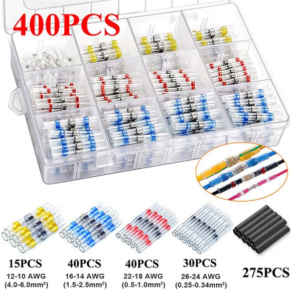 EGNMCR WaterproofSolderRingHeat Shrinkable Middle Tube Solder Terminal-Welded Connector Solder terminal