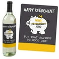 thumbnail image 2 of Big Dot of Happiness Retirement Party - Gifts for Women and Men - Wine Bottle Label Stickers - Set of 4, 2 of 8