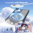 thumbnail image 3 of Dteck Case for Samsung Galaxy S23 Ultra,Magnetic Rubber Case Matte PC Mag-Safe with 360°Rotating Invisible Ring Stand Military Grade Shockproof Back Cover,Black, 3 of 8