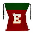 thumbnail image 2 of Christmas Gift Bag 26 Letters Red Drawstring Polyester Tote 12X15 Inch Holiday Storage Pouch | Reusable Xmas Candy Sack Decorative Gift Wrap Bag for Presents or Tree Ornament, 2 of 6