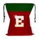 thumbnail image 2 of Bolsa de regalo navideña con cordón, 26 letras, poliéster rojo, 30 x 38 cm | Bolsa reutilizable para dulces navideños, pequeña bolsa para envolver regalos, organizador de decoración festiva, 2 of 6