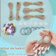 thumbnail image 4 of Kit para hacer atrapasueños: Kit para hacer atrapasueños pequeños hechos a mano, materiales para manualidades y adornos colgantes., 4 of 6
