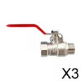 thumbnail image 1 of Válvula de bola de puerto completo,Válvula de bola de latón de 3/8" Conector de puerto estándar,Válvula de bola de puerto completo con rosca macho a hembra,Válvula de bola de puerto, 1 of 8