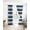 Blue, variant on Grey Stripe Blackout Curtains 45 Inches Long, Thermal Insualted Grommet Curtains & Drapes, Minimalist Farmhouse Striped Room Darking Curtains for Living Room Bedroom Windows 2 Panels 42"W x45"L