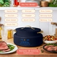 thumbnail image 4 of Beautiful 10 in 1, 6 Qt Electric Multi-Cooker, Starry Night by Drew Barrymore, Blue, 4 of 21