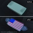 US FLAG NEW EZ Pass, IPass Tag Holder / Transponder Holder / Toll Pass Windshield Mount / 3M
